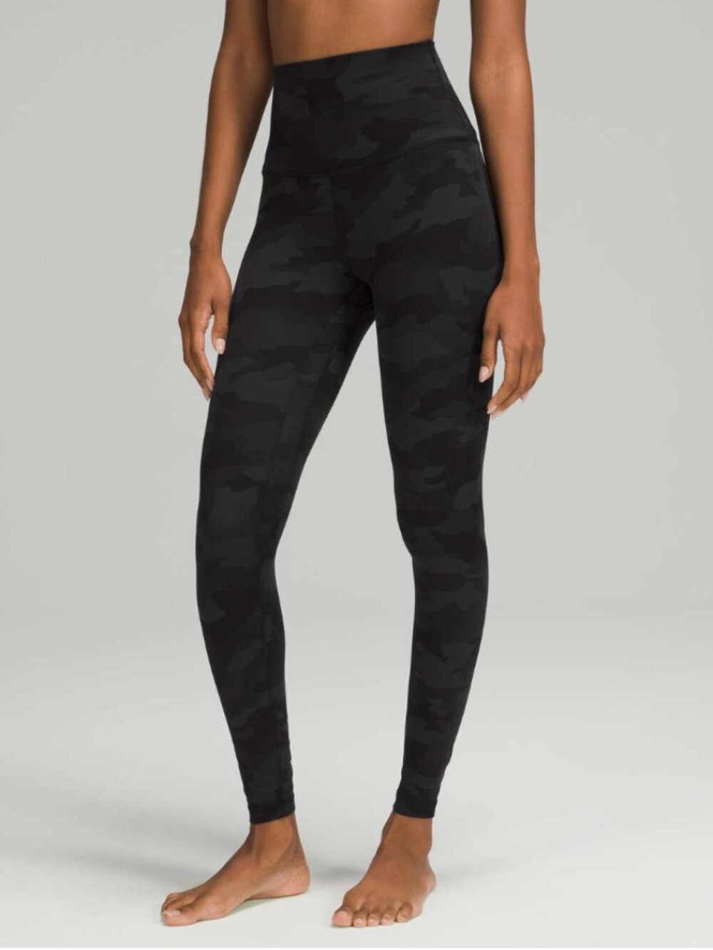 Lululemon Align Super High-Rise Pant 28" Heritage 365 Camo Deep Coal Multi